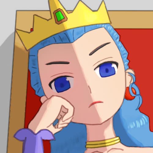 ツクール2000RTPの女王(王妃)の顔部分