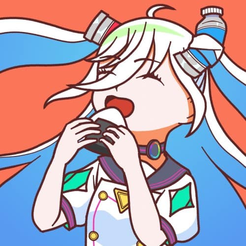 おにぎりを食べるミツアサムネ