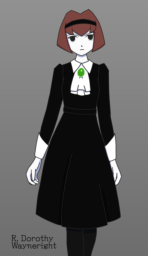 THEビッグオーに出てくるR・ドロシー・ウェインライトの全身イラスト