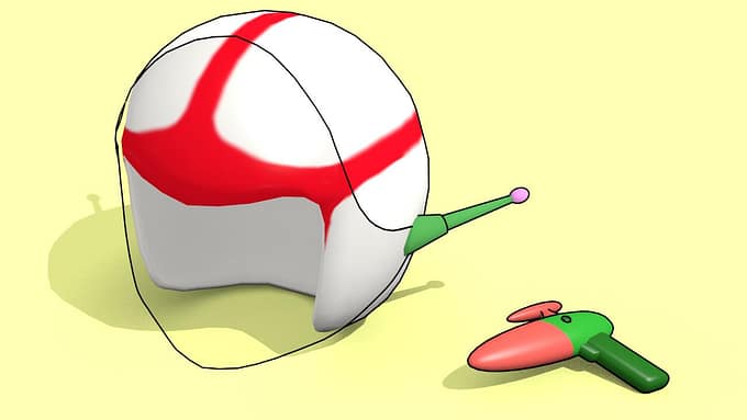 アルファガンとヘルメット